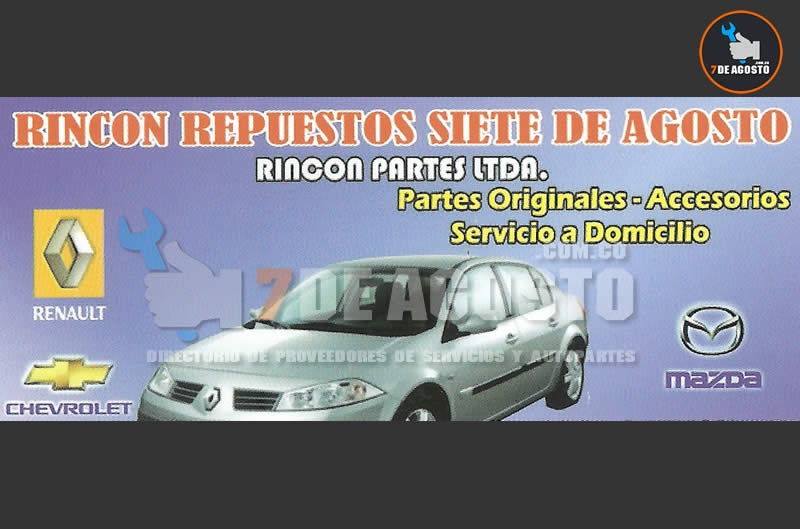 RINCON REPUESTOS SIETE DE AGOSTO